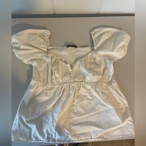 Off white/cream blouse Bandy Melville